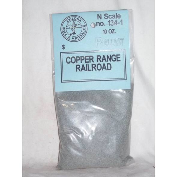 Arizona Rock and Mineral 1341 - Copper Range Green Granite Ballast - N Scale