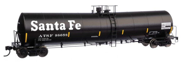 Walthers Mainline 910-48205 - Trinity 25,000-Gal Tank Car Atchison, Topeka and Santa Fe (ATSF) 98658 - HO Scale