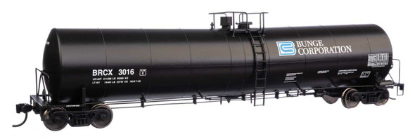 Walthers Mainline 910-48207 - Trinity 25,000-Gal Tank Car Bunge Corporation (BRCX) 3016 - HO Scale