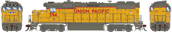 PRE-ORDER: Athearn Genesis 1398 - EMD GP38-2 DC Silent Union Pacific (UP) 594 - HO Scale