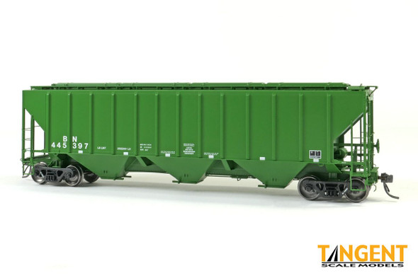 Tangent Scale Models 21039-03 - PS4427 High Side Covered Hopper Burlington Northern (BN) 445397 - HO Scale