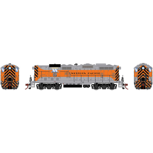 Athearn Genesis 82613 - EMD GP7 DC Silent Western Pacific (WP) 702 - HO Scale