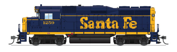 PRE-ORDER: Broadway Limited 9150 - EMD GP30 DC Silent Atchison, Topeka and Santa Fe (ATSF) 1263 - HO Scale