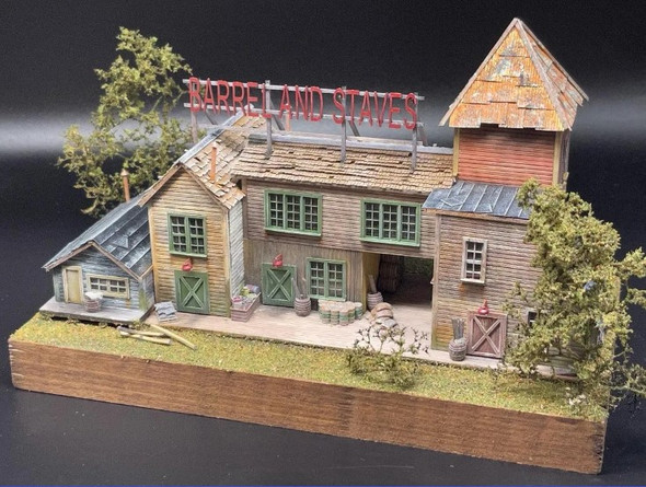 Mudd Creek Models 018HO - Barrel and Staves  - HO Scale Kit