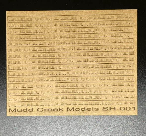 Mudd Creek Models SH-001 - Random Shake Shingles  - N Scale