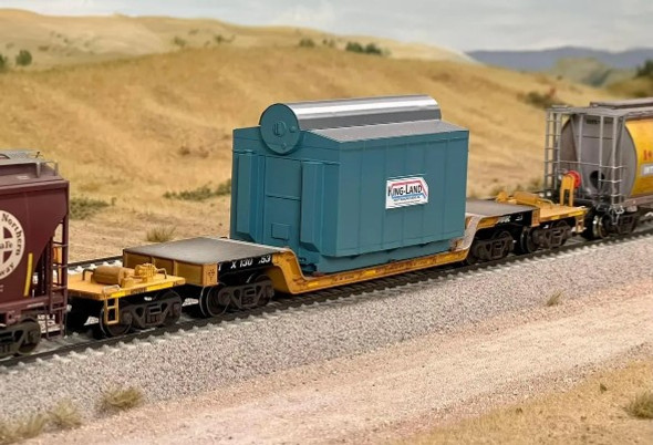 MACRail 300 - Dimensional Type Railcar Load - Type O Boiler  - HO Scale
