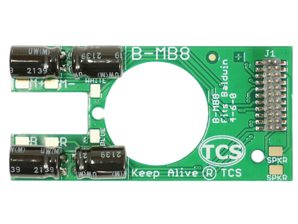 Train Control Systems (TCS) 1635 - B-MB8 - Low Profile Pins (TCS decoders)  - HO Scale