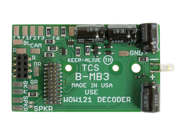 Train Control Systems (TCS) 1546 - B-MB3 - Low Profile Pins (TCS decoders)  - HO Scale