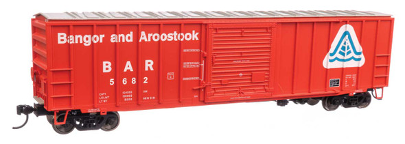 Walthers Mainline 910-1879 - 50' ACF Exterior Post Boxcar Bangor & Aroostook (BAR) 5682 - HO Scale