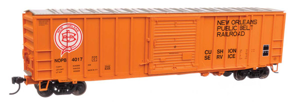 Walthers Mainline 910-1888 - 50' ACF Exterior Post Boxcar New Orleans Public Belt Railroad (NOPB) 4017 - HO Scale