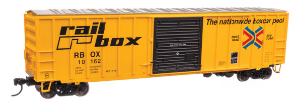 Walthers Mainline 910-1893 - 50' ACF Exterior Post Boxcar TTX (RBOX) 10162 - HO Scale