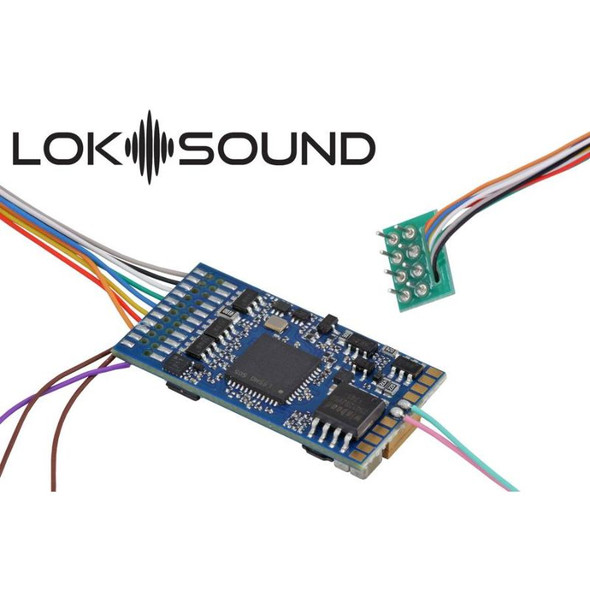 ESU 58420 - LokSound 5 DCC Decoder - 8pin Plug "Generic Sound" Ready for Programming
