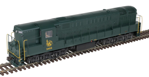 Atlas 10004112 - FM H24-66 "Train Master" DC Silent Central of New Jersey (CNJ) 2407 - HO Scale