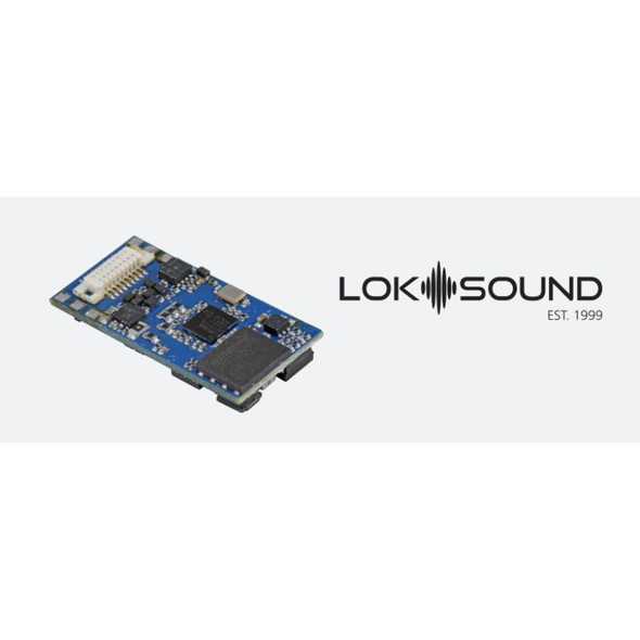 ESU 58820 - LokSound 5 Micro Sound and DCC Control Decoder -- 8-pin NEM652 Plug, No Sound File -  Ready for Download   -