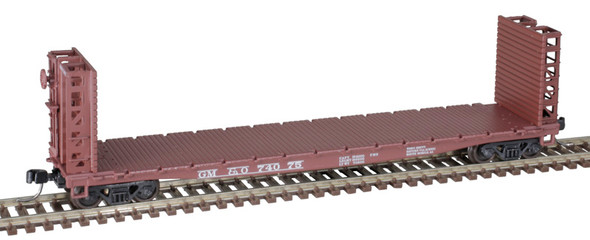 Atlas 50005799 - 48' GSI Bulkhead Flat Car Gulf Mobile and Ohio (GM&O) 74075 - N Scale