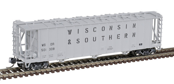 Atlas 50006340 - 3500 cf Dry-Flo Covered Hopper Wisconsin and Southern (WSOR) 501308 - N Scale