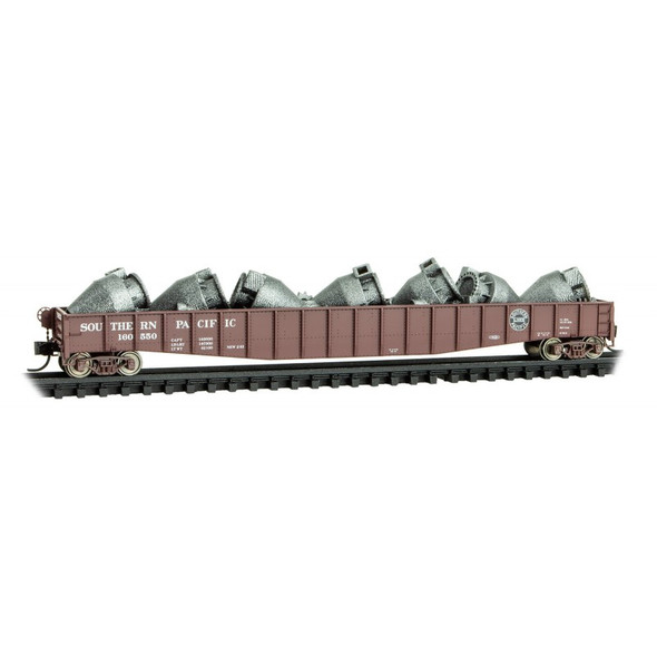 Micro-Trains Line 10700080 - 65' 70-Ton Mill Gondola with Scrap Load Southern Pacific (SP) 160550 - N Scale