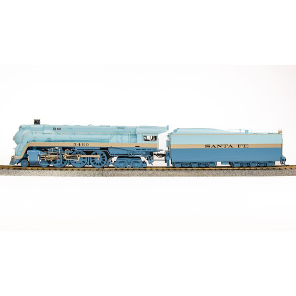 Broadway Limited 7355 - Baldwin 4-6-4 "Blue Goose" w/ DCC and Sound Atchison, Topeka and Santa Fe (ATSF) 3460, 1951 - 1953 Appearance - HO Scale