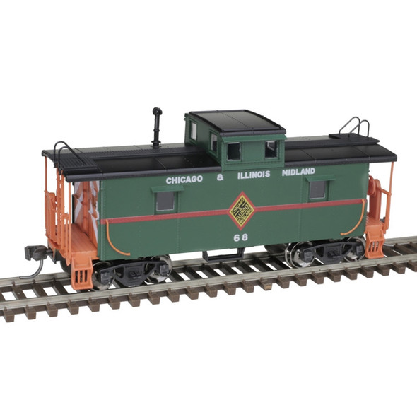 Atlas 20006757 - C&O Cupola Caboose Chicago & Illinois Midland (CIM) 70 - HO Scale