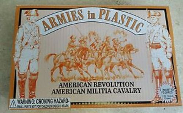Armies in Plastic 5468 - 1:32 American Revolution American Militia Cavalry