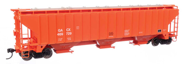 Walthers Mainline 910-49037 - 57' Trinity 4750 3-Bay Covered Hopper General American (GACX) 469729 - HO Scale