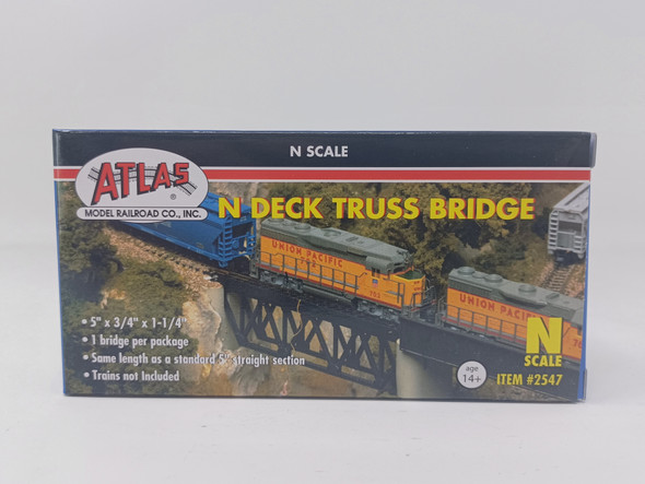 Atlas 2547 - Code 80 Deck Truss Bridge  - N Scale