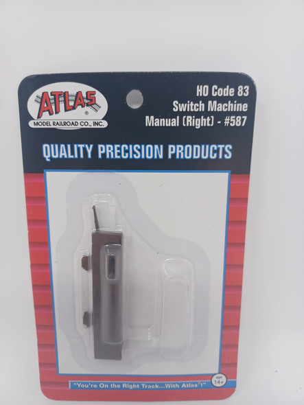 Atlas 586 - Code 83 Left Hand Manual Switch Machine - HO Scale