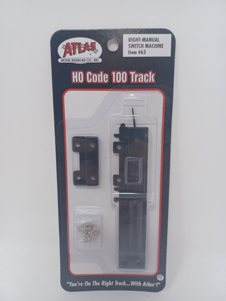 Atlas 63 - Manual Switch Machine Right Hand  - HO Scale