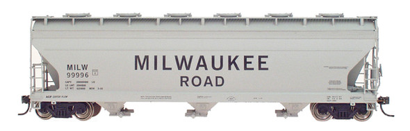 InterMountain 67042-04 - ACF 4650 3 Bay Hopper Milwaukee Road (MILW) 99998 - N Scale