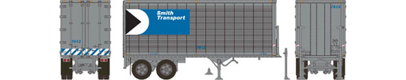 Rapido 403076 - 26' Can-Car Dry Van Trailer Smith Transport 7612 - HO Scale
