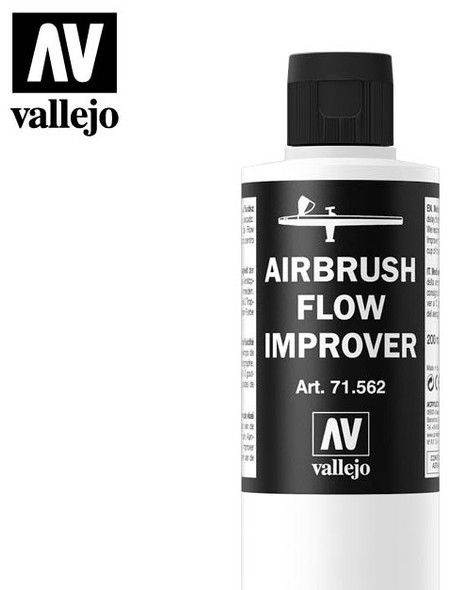 Vallejo 71562 - Airbrush Flow Improver (200ml/6.76 fl oz)  - Multi Scale