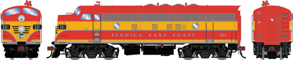 PRE-ORDER: Athearn Genesis 1702 - EMD F3A DC Silent Florida East Coast (FEC) 501 - HO Scale