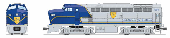 Broadway Limited 7744 - Baldwin RF-16 'Sharknose' A w/ DCC and Sound Delaware & Hudson (D&H) 1205 - HO Scale