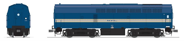 Broadway Limited 8287 - Baldwin RF-16 'Sharknose' B DC Silent Missouri Pacific (MP) 204B - HO Scale
