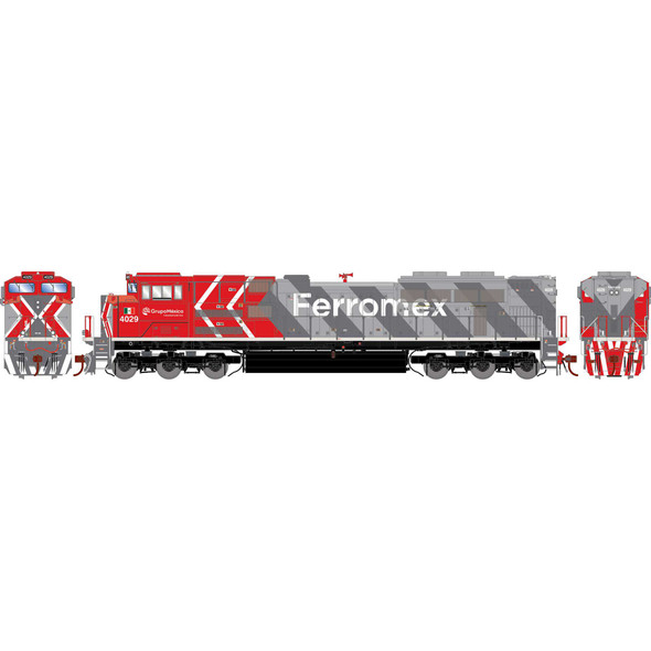 Athearn Genesis 75749 - EMD SD70ACe DC Silent Ferromex (FXE) 4029 - HO Scale