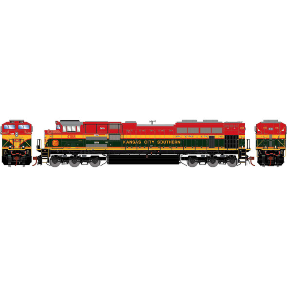 Athearn Genesis 75844 - EMD SD70ACe w/ DCC and Sound Kansas City Southern (KCS) 4158 - HO Scale