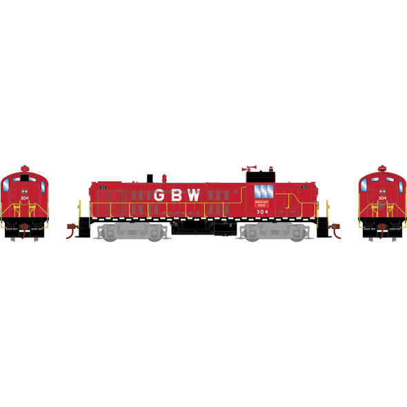 Athearn 28683 - ALCo RS-3 DC Silent Green Bay & Western (GBW) 306 - HO Scale