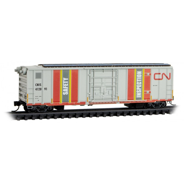 Micro-Trains Line 02700500 - 50' Rib Side Box Car, Plug Door w/o Roofwalk Canadian National (CN) 412091 - N Scale