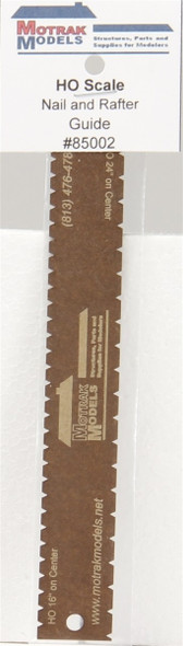 Motrak Models 85002 - Laser-Cut Nail & Rafter Guide  - HO Scale Kit