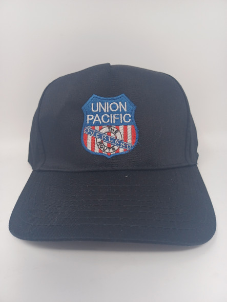 Jelsma UP3 - Cap - Black with red/white/blue logo (Overland) Union Pacific (UP)  -