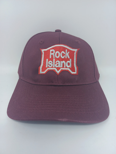 Jelsma RI2 - Cap - Maroon Red with red/white logo Rock Island (RI)  -