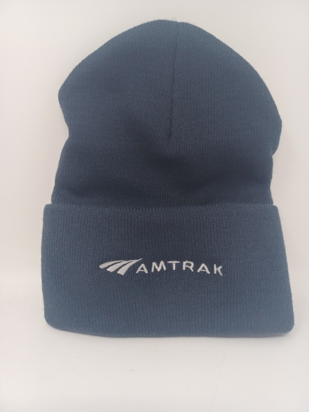 Jelsma AMTK3 - Stocking Cap - Blue with white logo Amtrak (AMTK)  -