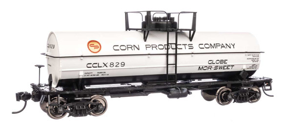 Walthers Mainline 910-48408 - 36' 10,000-Gallon Insulated Tank Car w/Large Dome Corn Products (CCLX) 829 - HO Scale