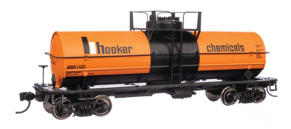 Walthers Mainline 910-48416 - 36' 10,000-Gallon Insulated Tank Car w/Large Dome Hooker (HOKX) 1403 - HO Scale