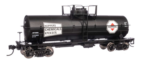 Walthers Mainline 910-48418 - 36' 10,000-Gallon Insulated Tank Car w/Large Dome Koppers Chemicals (KPCX) 3175 - HO Scale