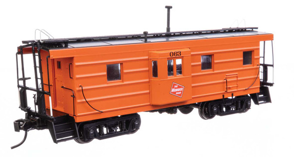 Walthers Proto 920-103657 - Milwaukee Road Ribside Caboose Milwaukee Road (MILW) 063 - HO Scale
