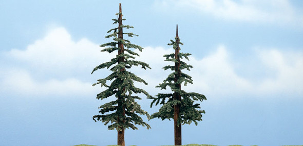 Woodland Scenics TR1627 - Premium Trees™ Lodgepole 2/pkg - 5", 4"