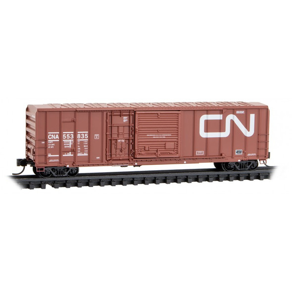 Micro-Trains Line 02600032 - 50' Rib Side Box Car Canadian National (CNA) 553835 - N Scale