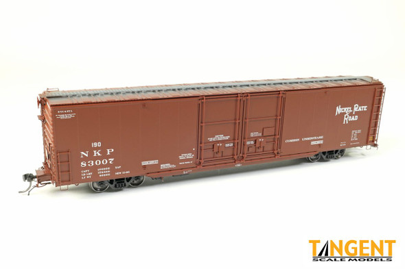 Tangent Scale Models 33019-01 - 6000 CuFt 60' Double Door Box Car Nickel Plate Road (NKP) 83000 - HO Scale