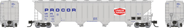 Rapido 560003A-122023 - Procor 5820 Covered Hopper Union Carbide 122023 - N Scale